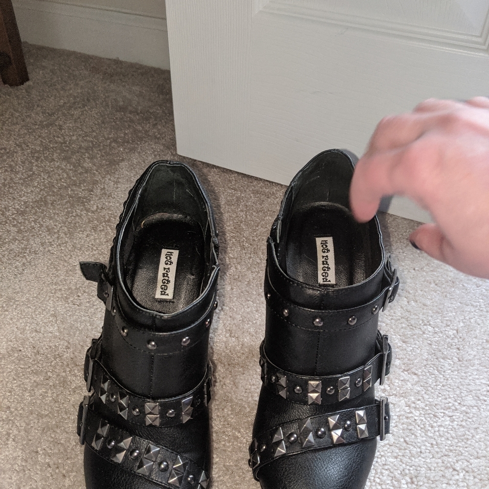 High heels with spikes